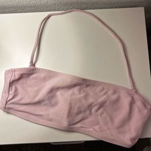 pink two piece swimsuit